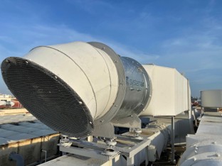 Air Supply and Fumes Exhaust System — installation example 3